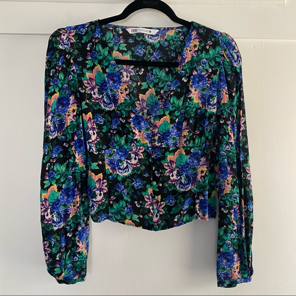 Zara floral Top